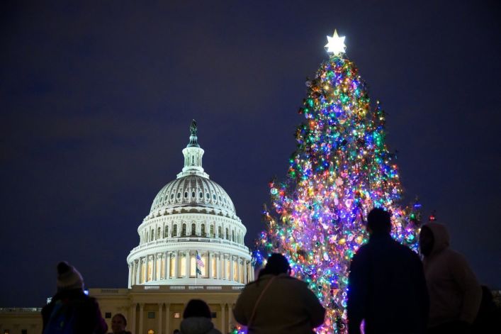 Por primera vez en la historia, se expone un pesebre en el Capitolio de EEUU