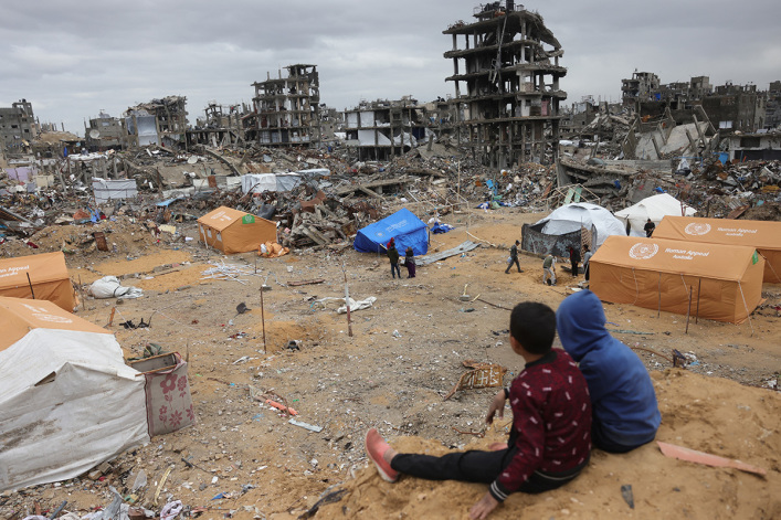 Presidente Trump reitera sus planes de tomar la Franja de Gaza y convertirla en una "zona de libertad"